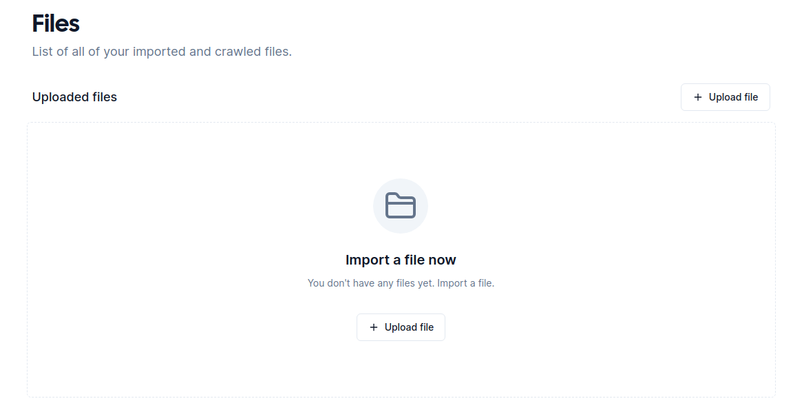 AdaraChatbot File Upload Form An image showing AdaraChatbot file upload form